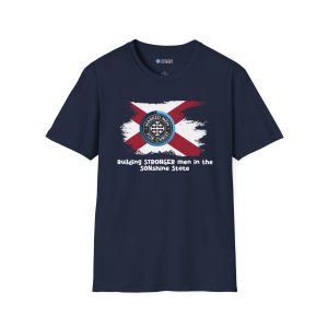 Softstyle T-Shirt - 'Building STRONGER men in the SONshine State' - Florida-theme